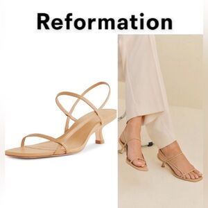 Reformation Serenity kitten heel sandal 8